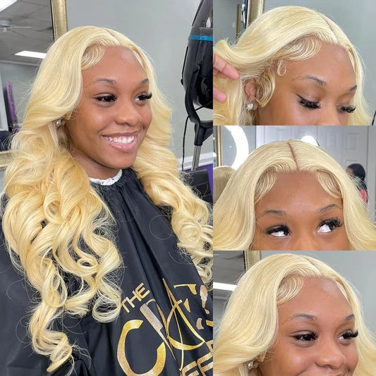 Blonde 613 Lace Front Wigs Body Wave Lace Front Human Hair Wigs Brazilian 13x4 13x6 Hd Lace Frontal Wigs For Women