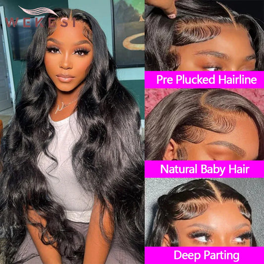28 Inches 13X4 Lace Front Human Hair wigs Body Wave Lace Front Wig HD Transparent Lace Wigs  Human Hair Wigs On Sale Clearance