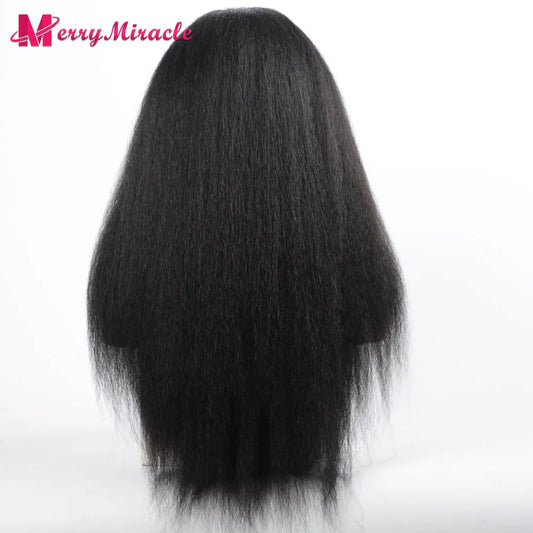 Long Wig Kinky Straight Synthetic Hair for Women Afro Synthetic Straight Hair Wig Blonde Black Ginger White Red Wigs