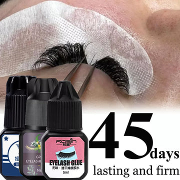 5ml Grafted Eyelashes Extension Glue Waterproof Long Lasting Firm Quickily Drying No-irritant Black Eyelash Glue Makeup Tools