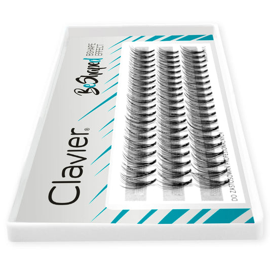 Clavier Beshaped Eyelashes Extraordinary Natural Tuft  Lash 10D Individual Cluster Eyelash Extension Professional Makeup Cilia