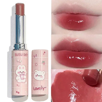 Jelly Tinted Lip Balm Makeup Moisturizing Cherry Peach Non-Stick Cup Anti-cracking Red Lipstick Repairing Lips Care Cosmetics