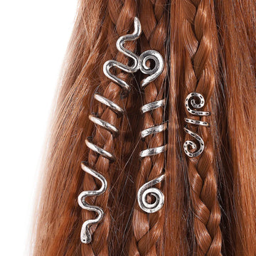 Dreadlocks Hair Clips Popular Rotating Spiral Hair Charms Hair Accessories Decorations For Braids Ornaments In The Hair