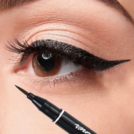 Black Brown Matte Liquid Eyeliner Pen Waterproof Long Lasting Quick Drying Smooth Easy To Color Eyeliner Pen Makeup Cosmetics
