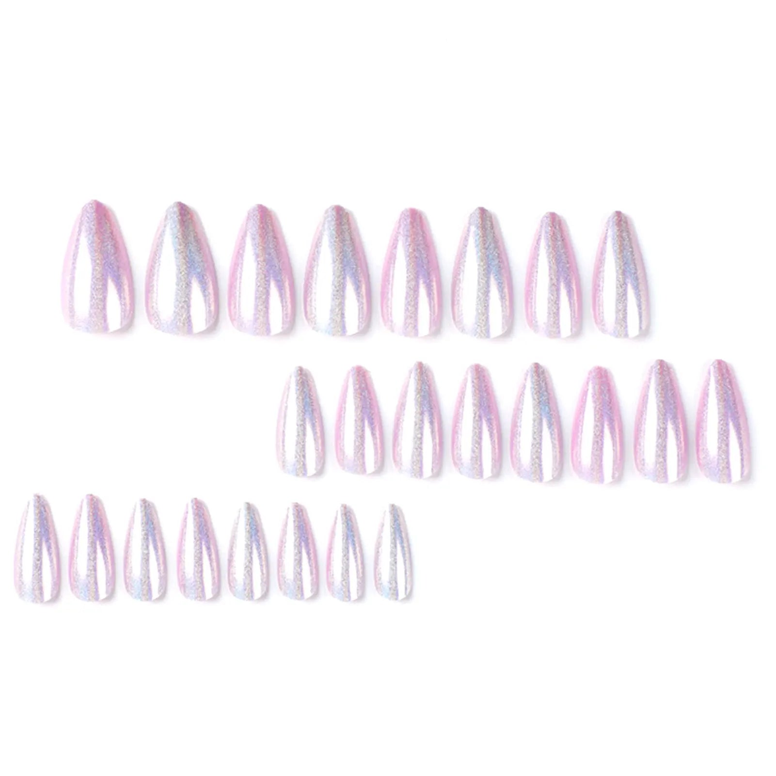 Simple Aurora False Nails with Premium Eco-Friendly Resin Material for Professional Nail