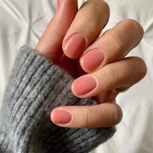 Sexy rode korte valse nagels zuivere kleur Franse nep nials 24 -stcs/doos afneembare nagel tips druk op nagels diy manicure tool