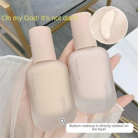 1PC Liquid Foundation Full Concealer Waterproof Base Brighten Whitening Cover Dark Circles Matte Face Foundation Makeup Cosmetic