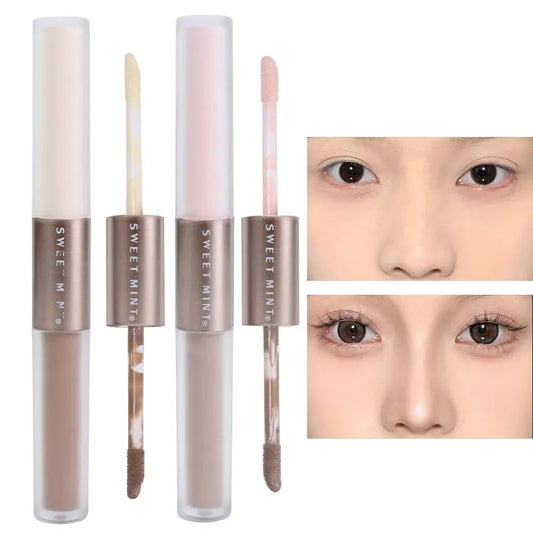 1PCS Double-ended Highlighting Contouring Stick 2-in-1 Concealer Pencil  Grey Three-dimensional Nose Shadow Bronzers Makeup