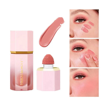 Matte Liquid Blush Portable Highlighter Natural Contour Pen Highlight Contour Peach Blush Face Shimmer Powder Women