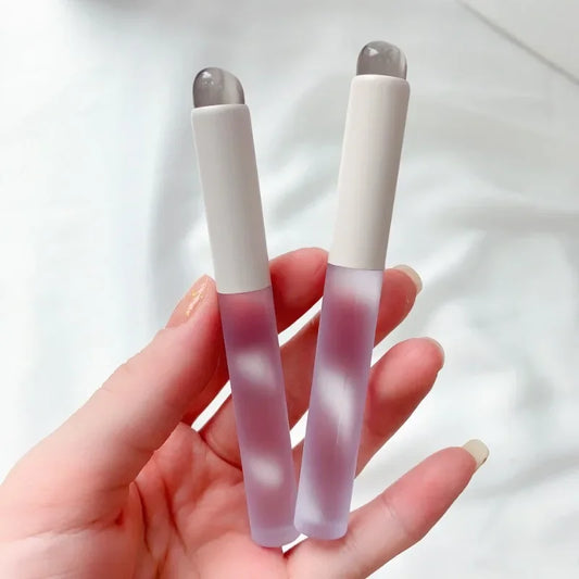 Small Silicone Round Soft Lip Brush Pro Lipstick Application Smudge Brush Girls Women Cosmetic Tools Make Up Brushes