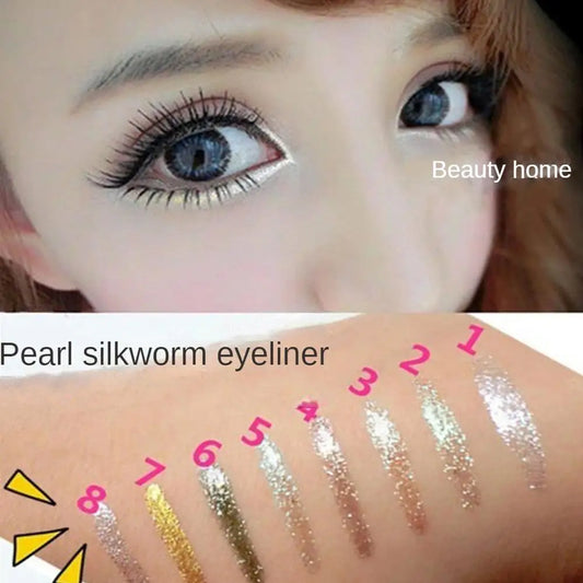 Liquid Eye Shadow Lasting Silkworm Lying Pen 5 Colors Eye Makeup Tools Eye Shadow Waterproof Not Easy To Faint