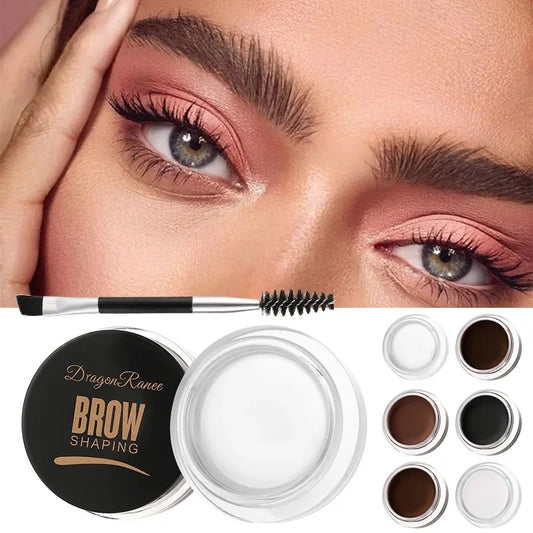 3D Wild Eyebrow Gel Wax Brow Styling Soap Waterproof Long Lasting Tint Eyebrows Enhancers Brows White Brown Makeup Cosmetic Tool