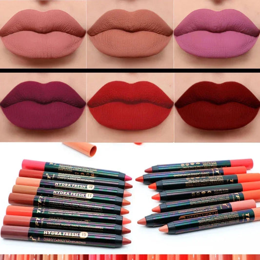 1PC Velvet Matte Lipstick Long Lasting Waterproof Sexy Lipbalm Non-Stick Lip Tint Lip Pencil Makeup Cosmetics for Women