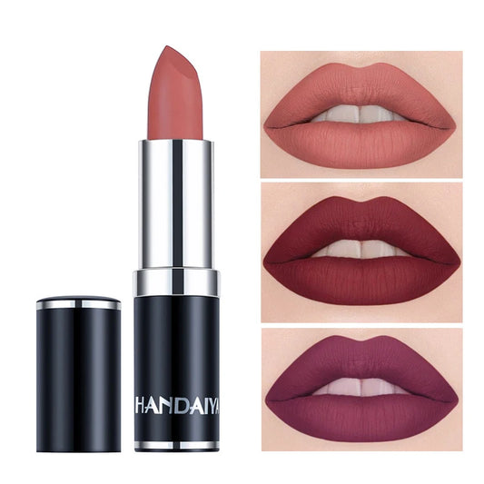 12 Color Lipstick Lip Makeup Sexy Woman Velvet Matte Lipgross Tint For Lips Long Lasting Waterproof Non-stick Cup Lip Cosmetics