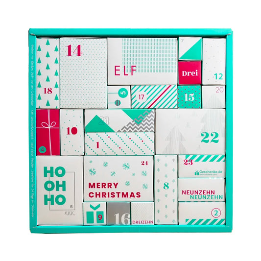 Customized productEmpty Handmade Cosmetic Chocolate Cardboard Gift Advent Calendar Packaging Paper Box