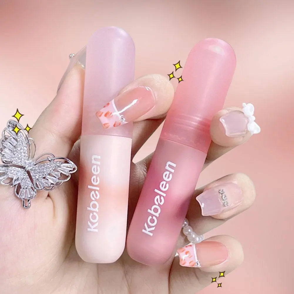 12Colors Lipgloss Lipstick Lip Mud Nude Red Moisturizing Waterproof Sustained Air Lip Glaze Matte Korean Makeup