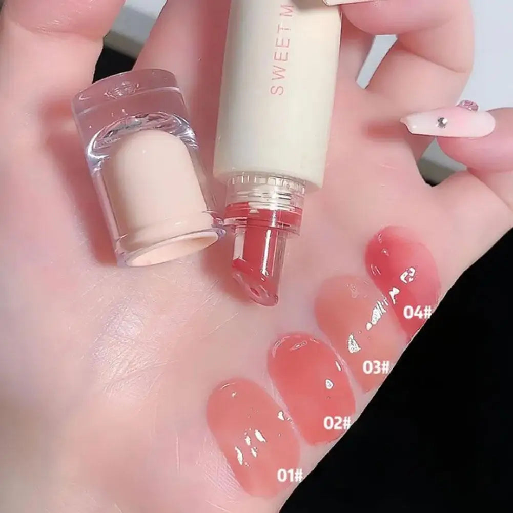 Mirror Dyeing Lip Gloss Moisturizer Liquid Lipstick Waterproof Long Lasting Red Lip Tint Korean Makeup Cosmetic