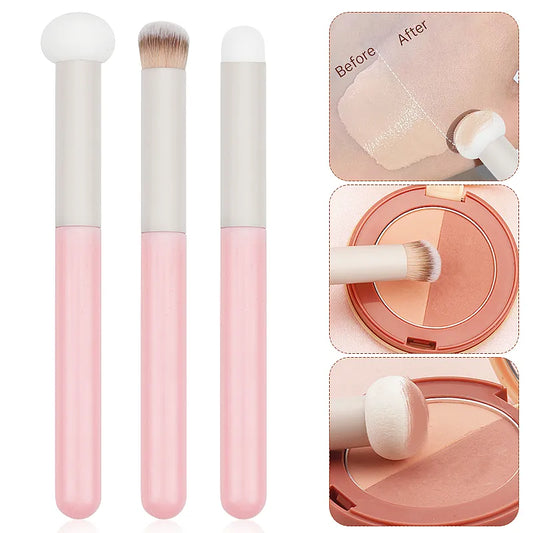 1 Pc Soft Makeup Brushes Sponge Concealer Brush Lipstick Lip Powder Puff Wet Dry Use Foundation Contour Cosmetic Tools