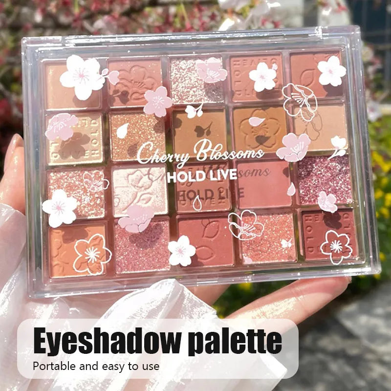 24H Shipping Palette Pearly Eyeshadow Glitter Earth Color Eyeshadows Shiny Eye Shadow Pallet Makeup Pigmentos Para Ojos Cosmetic