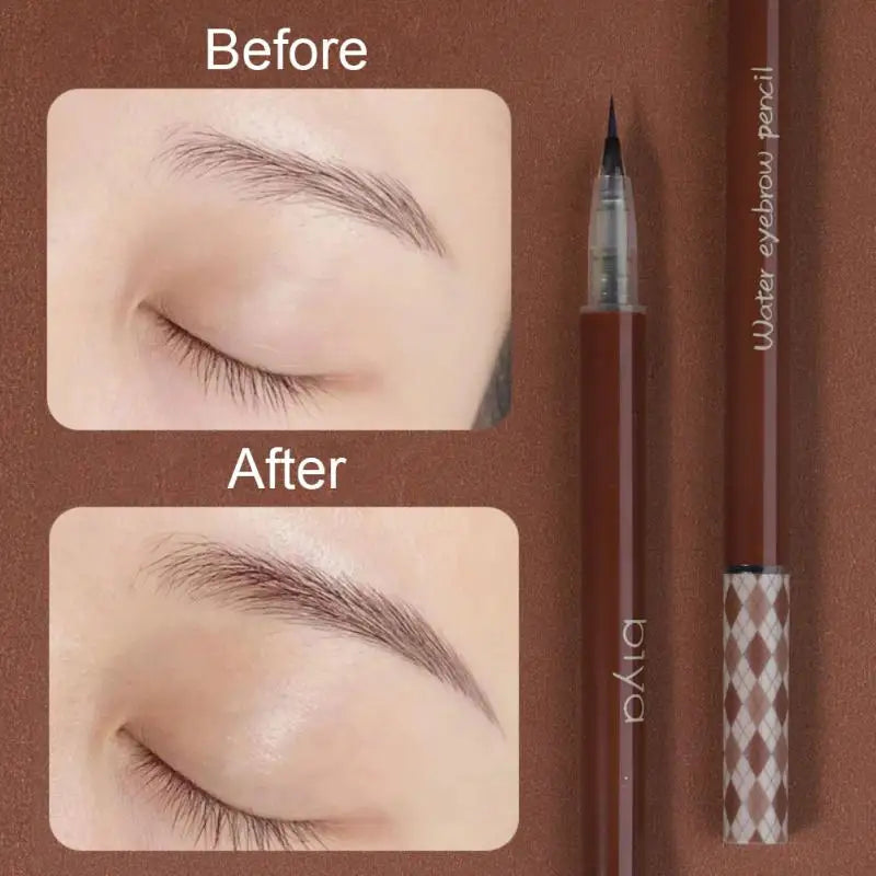 BIYA Liquid Eyebrow Pen Ultra-fine Waterproof Lasting Natural Color Rendering Eyebrow Pencil Eye Makeup Korean Cosmetics