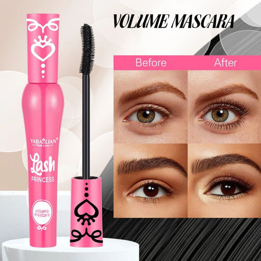 Long-wearing Black Color Lash Mascara Lengthens Curling Eyelash Waterproof No Halo Staining Eye Makeup Tool Thick Eyelashes