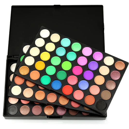POPFEEL Hot Sale Exclusively For Makeup 120-Color Eyeshadow Palette Stage Makeup Cosplay Pearlescent Matte Multi-color Eyeshadow