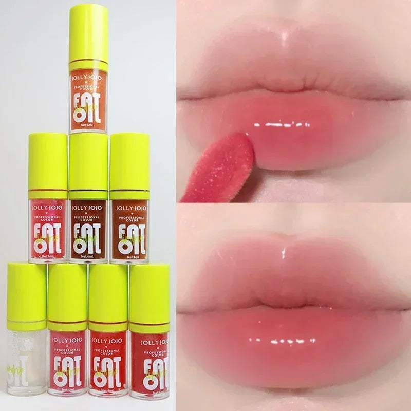 Clear Lip Gloss Crystal Jelly Lasting Moisturizing Lip Oil No Sticky Sexy Gloss Korean Fashion Liquid Lipstick Makeups Lip Care