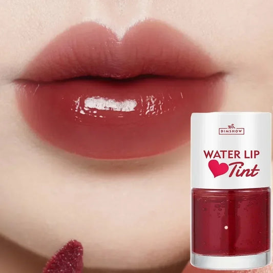 Moisturizing Matte Lip Gloss Crystal Sexy Red Stain 2 in 1 Blush Lip Glaze Tint Plumping Liquid Lipstick Lips Makeup Cosmetics