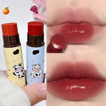 Black Tea Jelly Tinted Lip Balm Moisturizing Colored Lip Tinted Hydrating Waterproof Lipstick Gloss Base Lip Care Primer Makeup