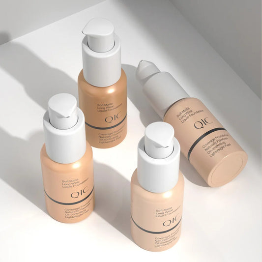 QIC Makeup Skin Evolution Liquid Foundation Oil-Control Face Make Up Concealer Brighten Highlighter Bronzer Corrector Cream