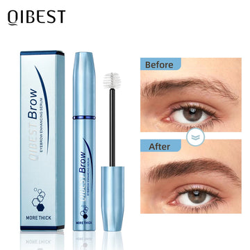 QIBEST New Natural Eyebrows Growth Serum Extension Thicker Nourishing Eye Brow Enhancers Styling Makeup Brow Lift Eyes Cosmetics