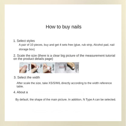 Handmade Stiletto Press On nails Reusable Decoration Fake Nails Full Cover Artificial Manicuree Wearable XS S M L Size Nails Art