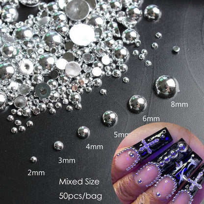 3D Charms Kawaii Cartoon Cat Nail Rhinestones Gems Glitter Acrylic Nail Art Jewelry Manicure Nail Decoration Accessories