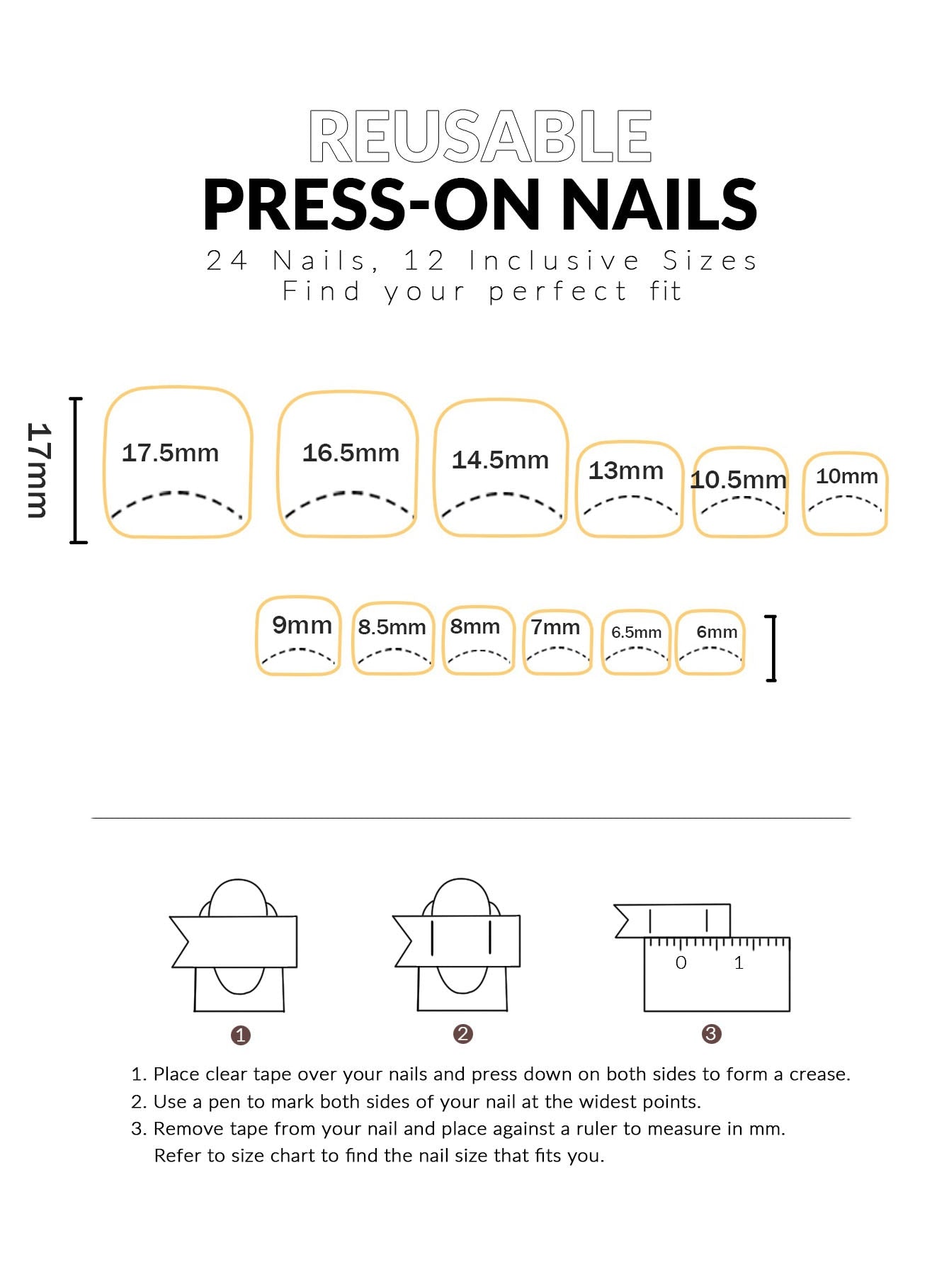 Toe Nails Set French Press on Foot Tips Fake Nail Tips with Designs Summer Reusable Artificial False Stick-on Nails Art 24pcs