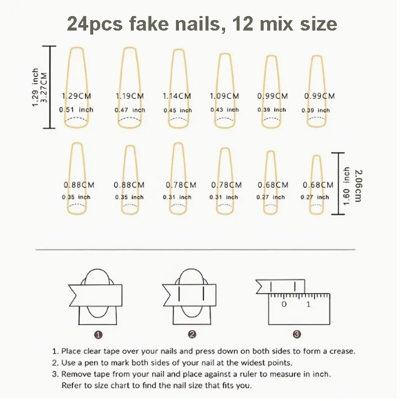 5D Spicy Girls fake nails set Beautiful butterfly with diamond designs long french coffin tips faux ongles press on false nail